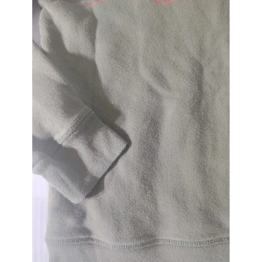 GAP Kids Boys XL (12) Green Logo Crewneck Pullover Sweatshirt Casual Long Sleeve